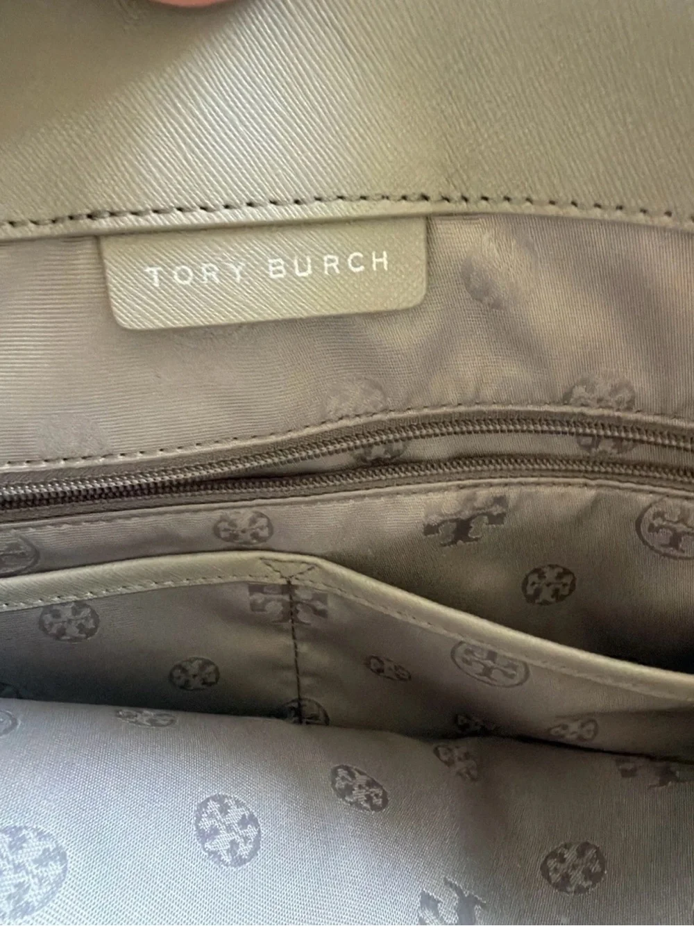 Tory Burch York tote French grey